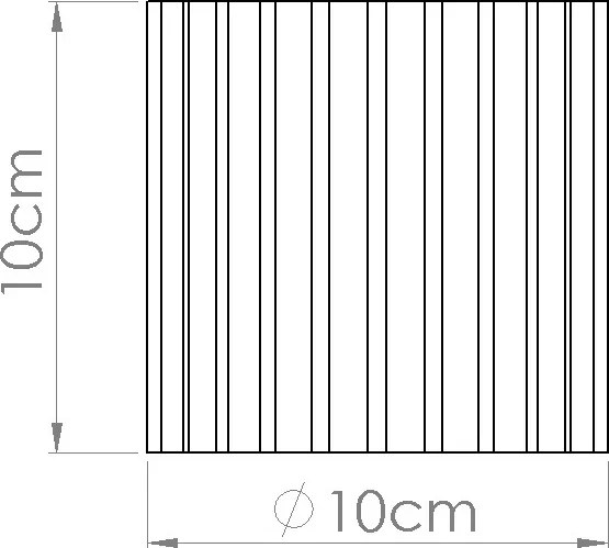 Stropné svietidlo Aura, 1x biele hliníkové tienidlo, (10 cm)
