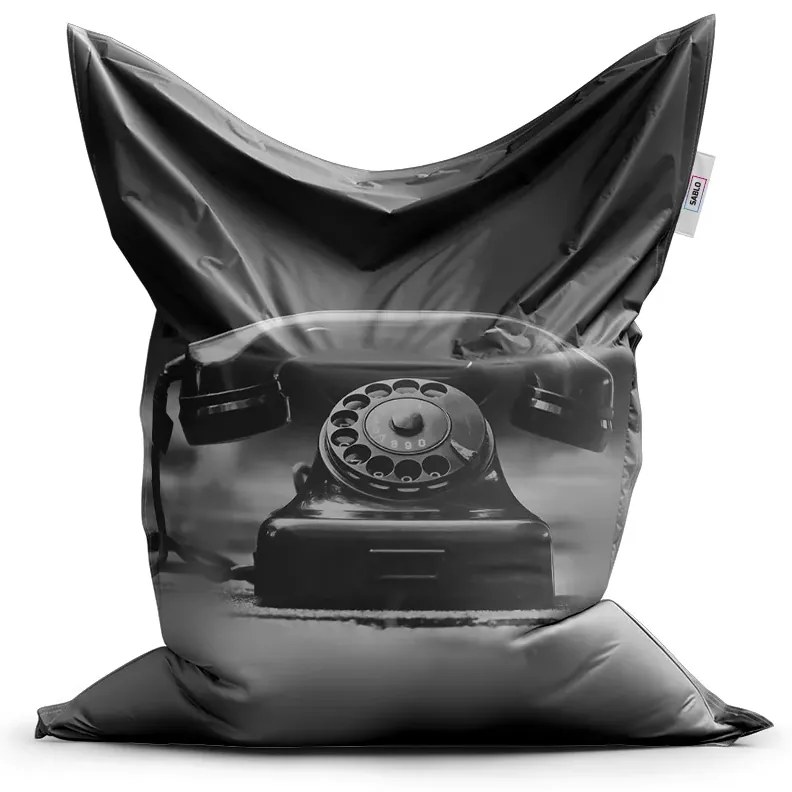 Sablio Sedací vak Starý telefón - 200x140 cm