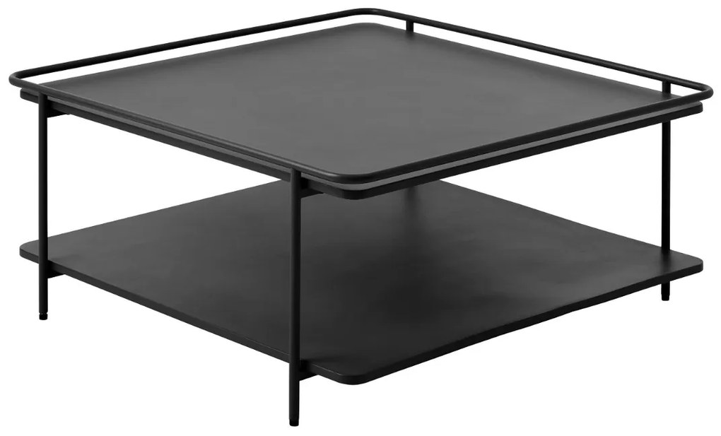 Dizajnový konferenčný stolík Harinder 75 cm čierny