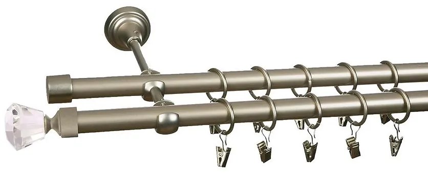 Garniža Figaro fi19 240cm II satyna nikiel