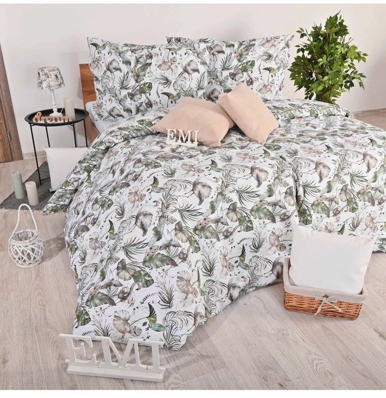 Obliečky bavlnené Amazonia EMI, Štandardný set jednolôžko obsahuje 1x 140x200 + 1x 70x90