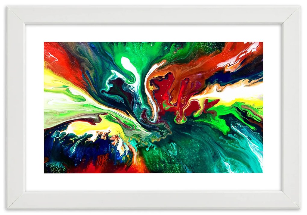 Gario Plagát Tekutá abstrakcia Farba rámu: Bez rámu, Rozmery: 30 x 20 cm