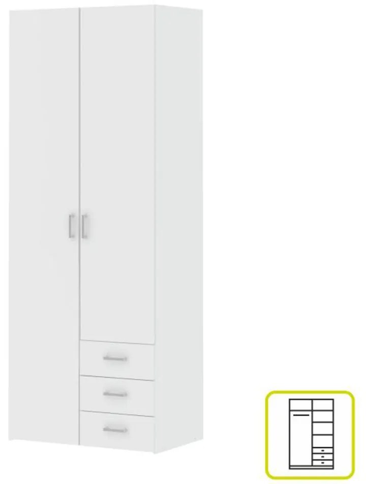 Tempo Kondela Skriňa, biela, GWEN 70425