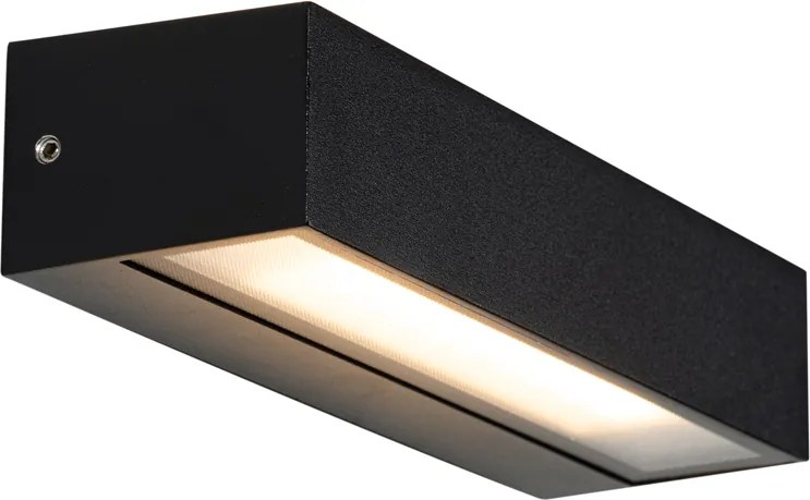 Moderné nástenné svietidlo čierne vrátane LED IP65 - Steph