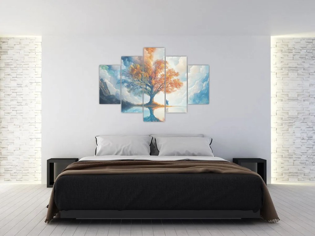 Obraz – Strom života a lásky (150x105 cm)