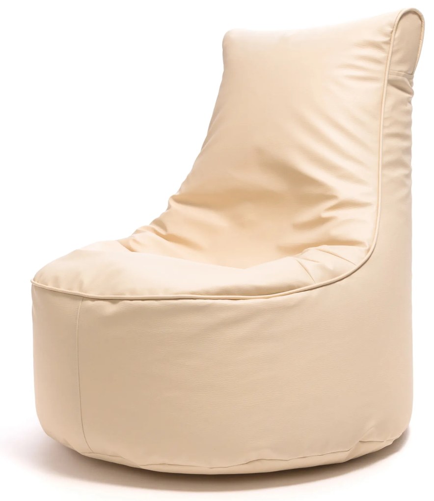 INTERMEDIC SK Sedací Vak Seat S Ekokoža Farba: E04 - Oranžová pomaranč (ekokoža)