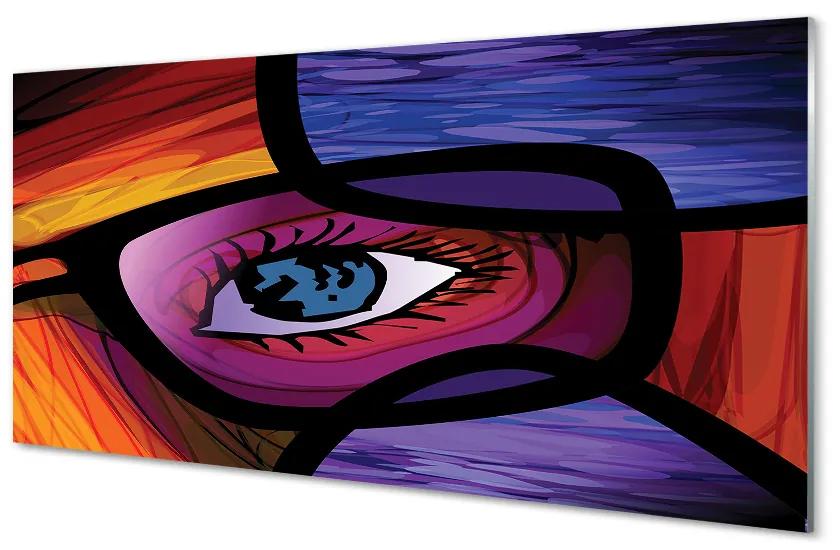 Nástenný panel  eye image 120x60 cm