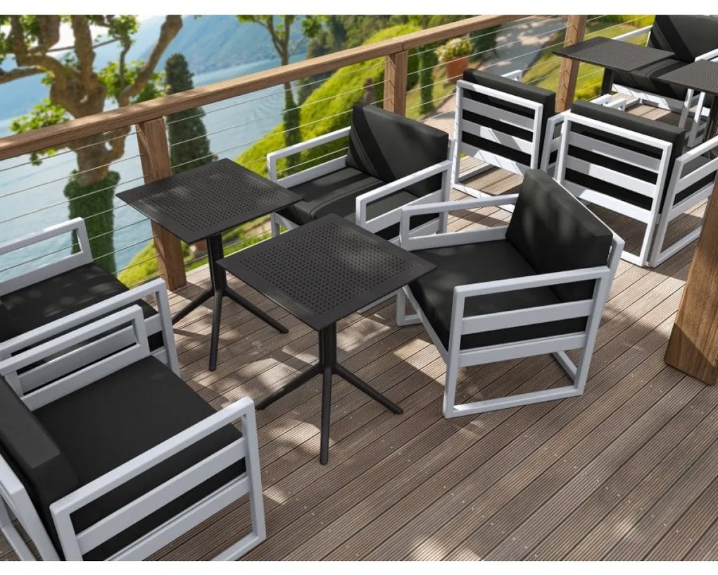 SKY FOLDING 60 sklopný záhradný stôl dark grey