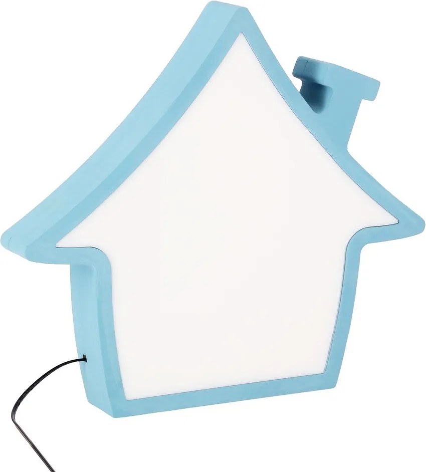 Modrá detská lampička House - Candellux Lighting