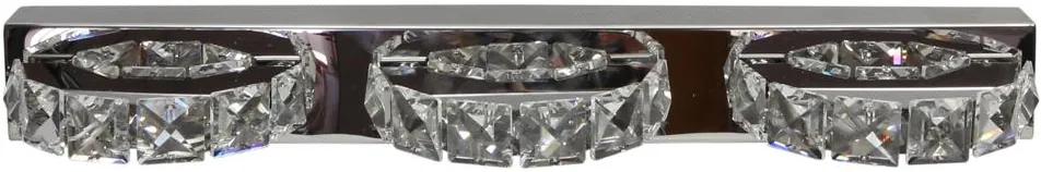 Candellux SHIPI Nástenné svietidlo 3X3W LED Crystals Stainless steel 23-45324