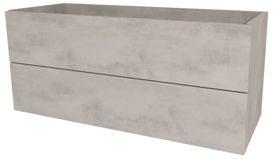 Mereo, Mereo Aira, kúpeľňová skrinka 121 cm, Multidecor, Chromix strieborný, MER-CN793SACST