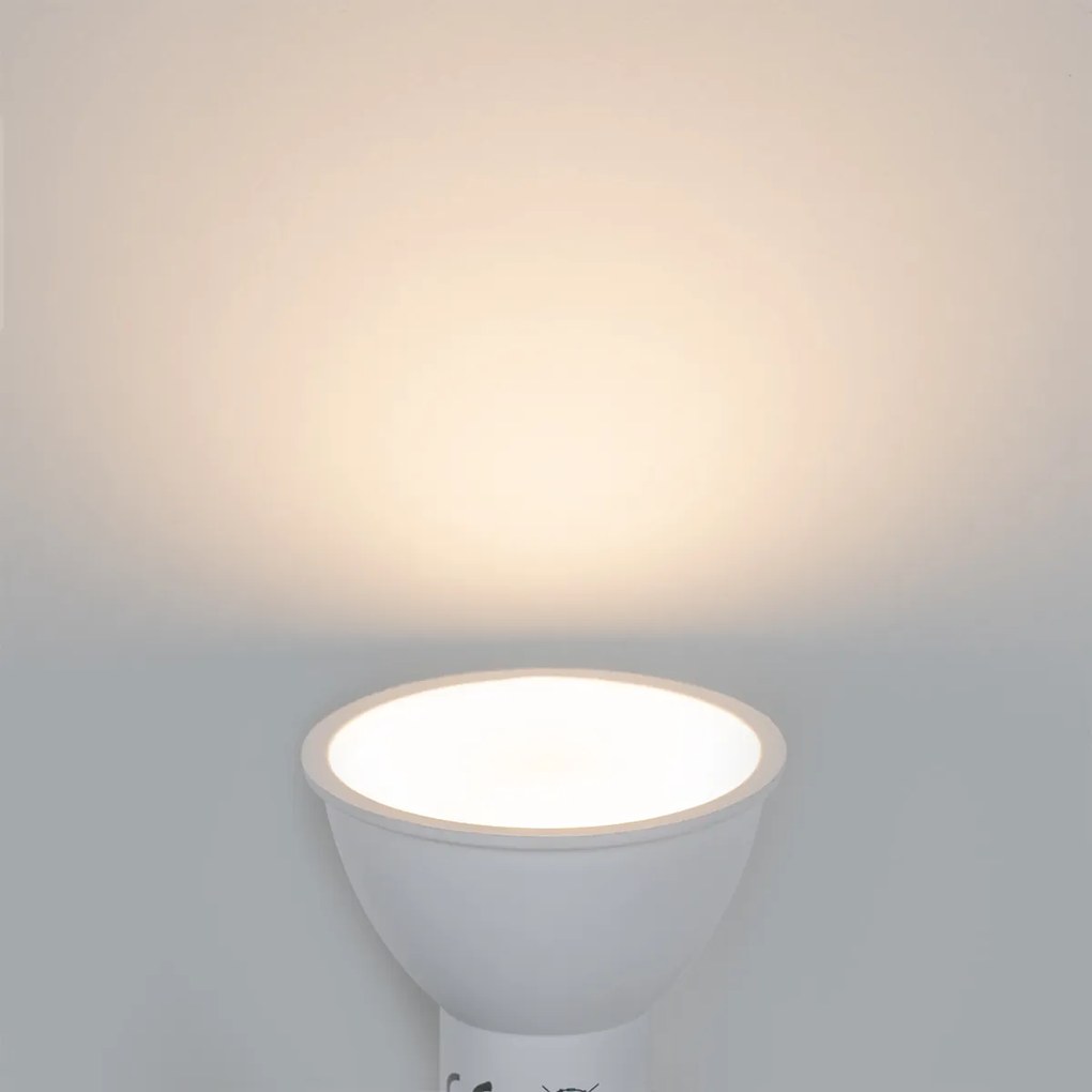 Sada 5 LED žiaroviek GU10 so senzorom súmraku 5W 380lm 2700K