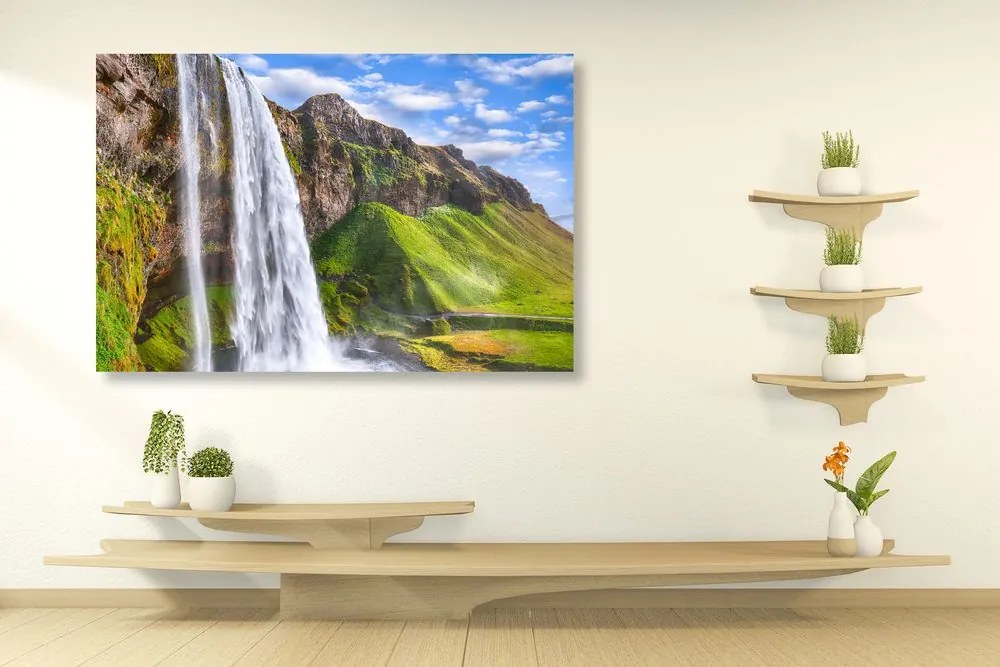 Obraz vodopád Seljalandsfoss Varianta: 120x80