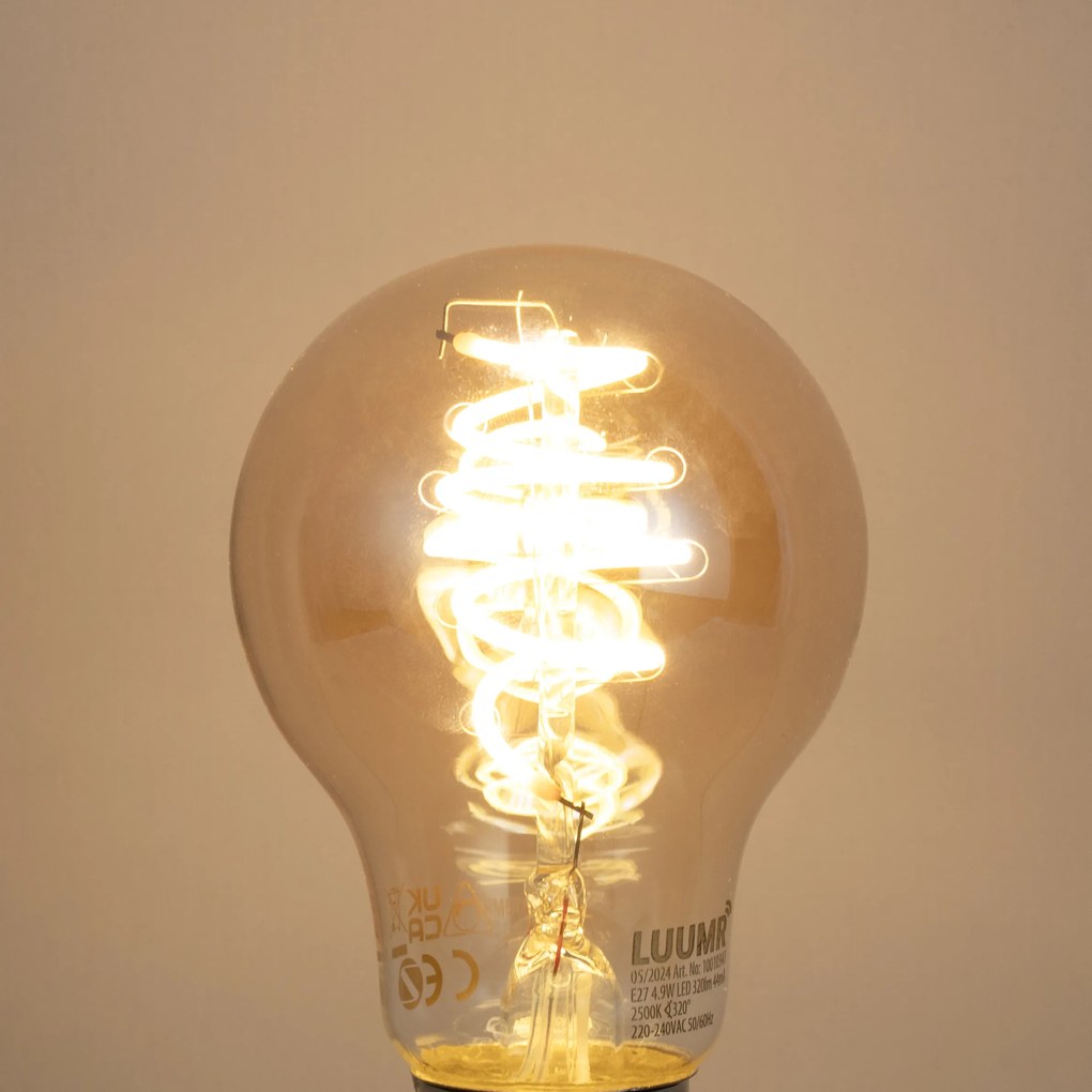 Inteligentná stmievateľná LED žiarovka E27 A60 Jantárová 4,9 W 320 lm 2500 K