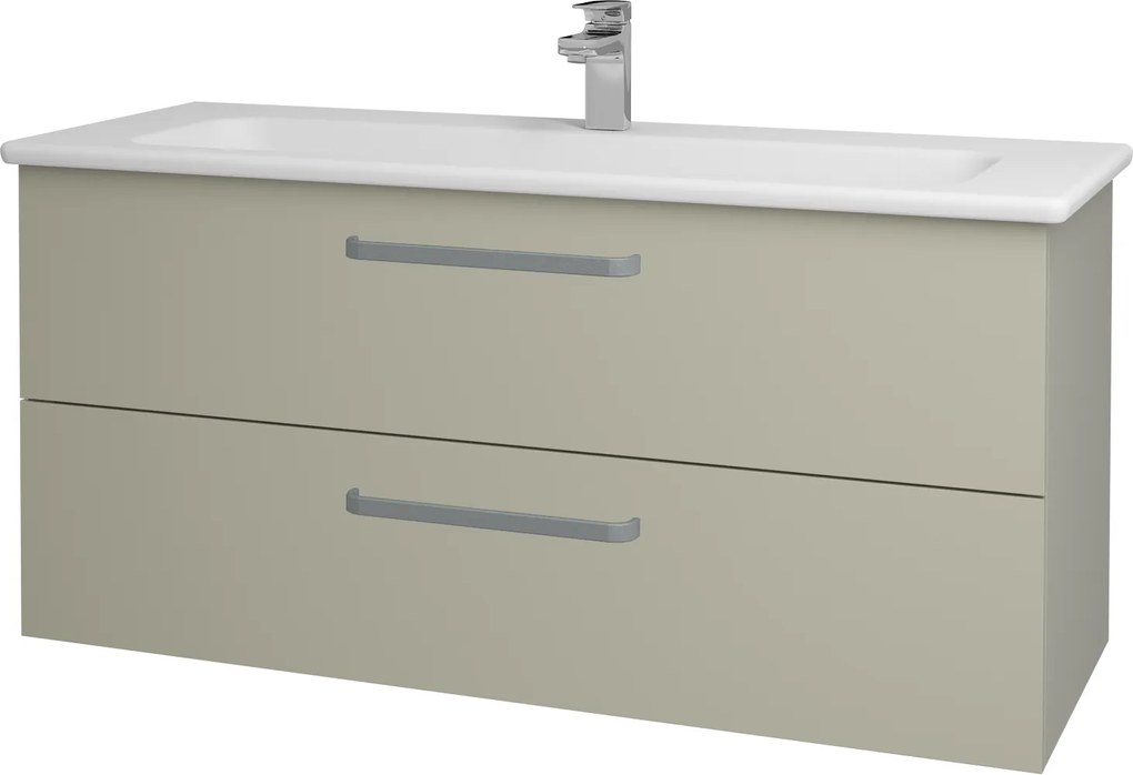 Dřevojas - Koupelnová skříň GIO SZZ2 120 - M05 Béžová mat / Úchytka T01 / M05 Béžová mat (202941A)