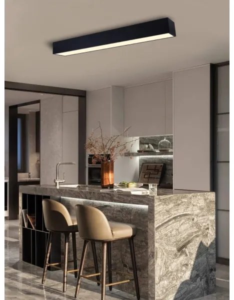 Immax NEO 07074-90-LED Stmievateľné stropné svietidlo CANTO 50W/230V čierna Tuya+DO