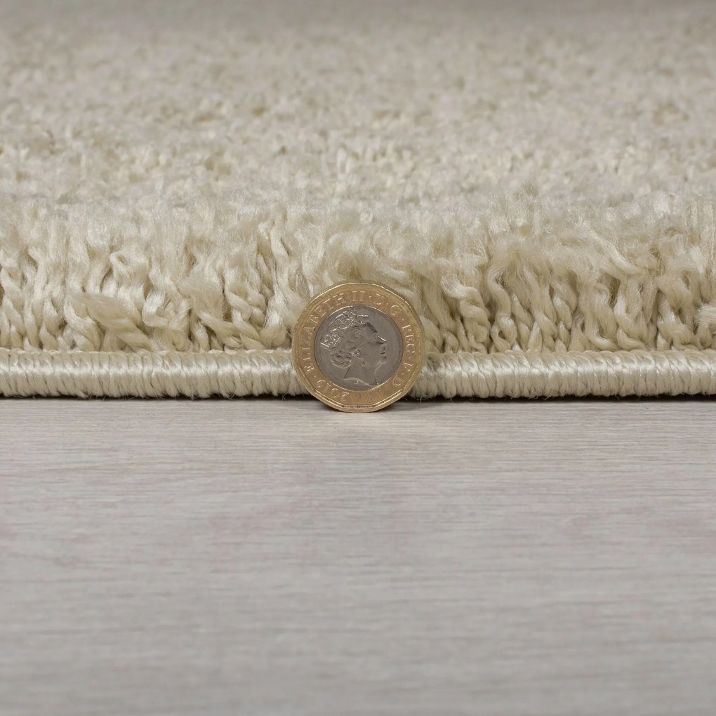 Kusový koberec Shaggy Teddy Natural, 120x170, béžová, obývacia izba, Flair Rugs
