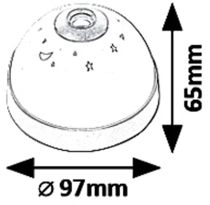 Rabalux LUPE LED dekoratívna lampa 6990
