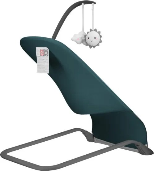 Detské hojdacie kreslo Moon 10 zelené