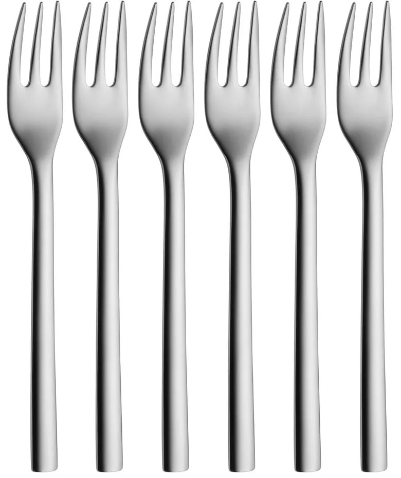 Sivé antikoro dezertné vidličky v súprave 6 ks Nuova – WMF