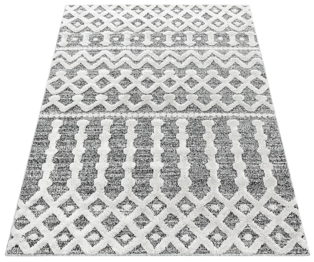 Ayyildiz Kusový koberec PISA 4710, Sivá Rozmer koberca: 120 x 170 cm