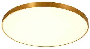 Stropná lampa LED okrúhla zlatá SIERRA 80 cm