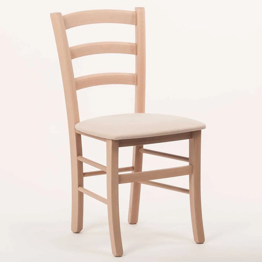 Stima stolička PAYSANE s čalúneným sedákom Vyberte odtieň ->: Dub, Vyberte látku ->: LUX Terracotta 10