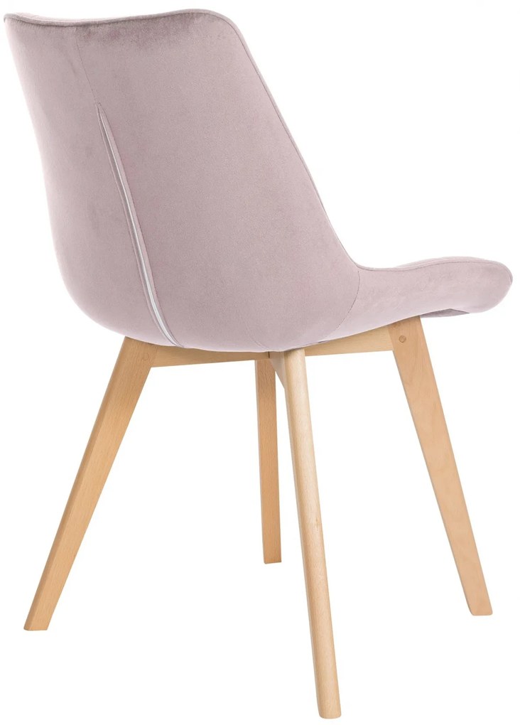 Stolička Brook - zamat - Ružová