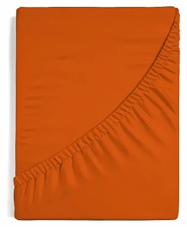 Napínacia plachta na matrac- oranžové froté 160/200/25
