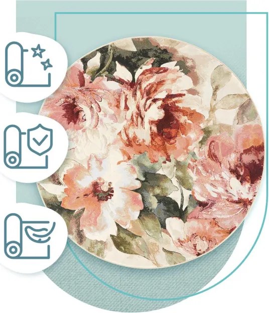 Koberec Ragolle Argentum 63421 7474 kruh