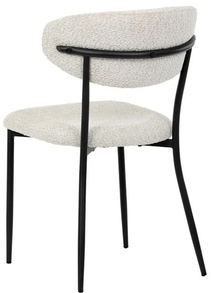 Autronic BONTEC Jedálenská stolička, béžová, látka bouclé, CT-W1021 CRM2 Farba: Šedá