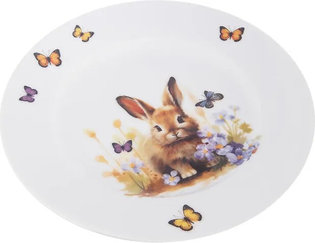 Sada porcelánových dezertných tanierov JAR zajac 20 cm 2 ks