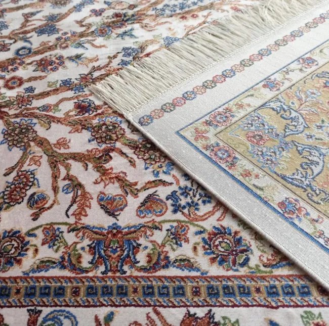 Koberec Exkluzívny Qum Silk 11 krémový