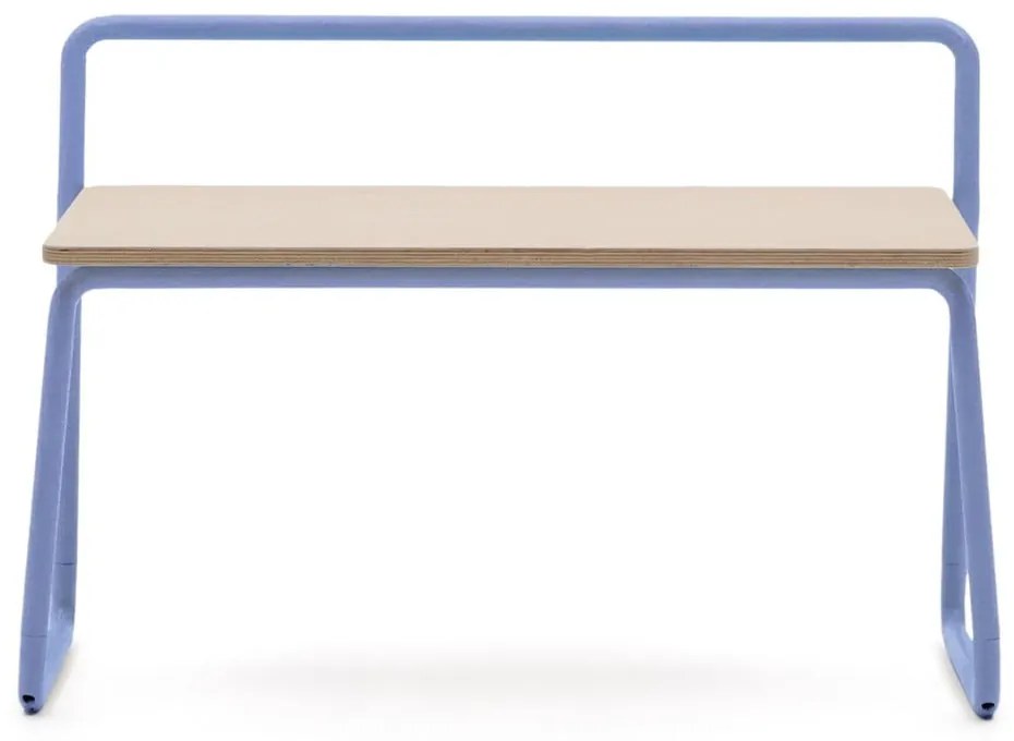 Modrá/v prírodnej farbe lavica Tinn – Kave Home