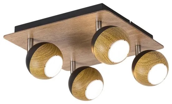 Rabalux 5616 - Bodové svietidlo ARTHUR 4xGU10/35W/230V