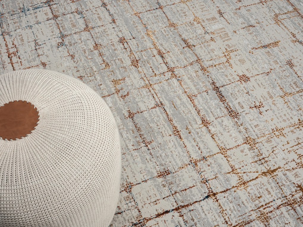 My Flair, Kusový koberec Esme 3 hellgrau, 200x290, šedá, chodba / predsieň