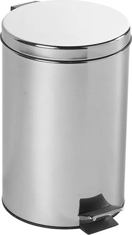 Aqualine Aqualine, SIMPLE LINE odpadkový kôš guľatý 12 l, nerez lesk, 27112