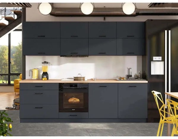 Kuchynská linka Lisa 260 cm (sivá)