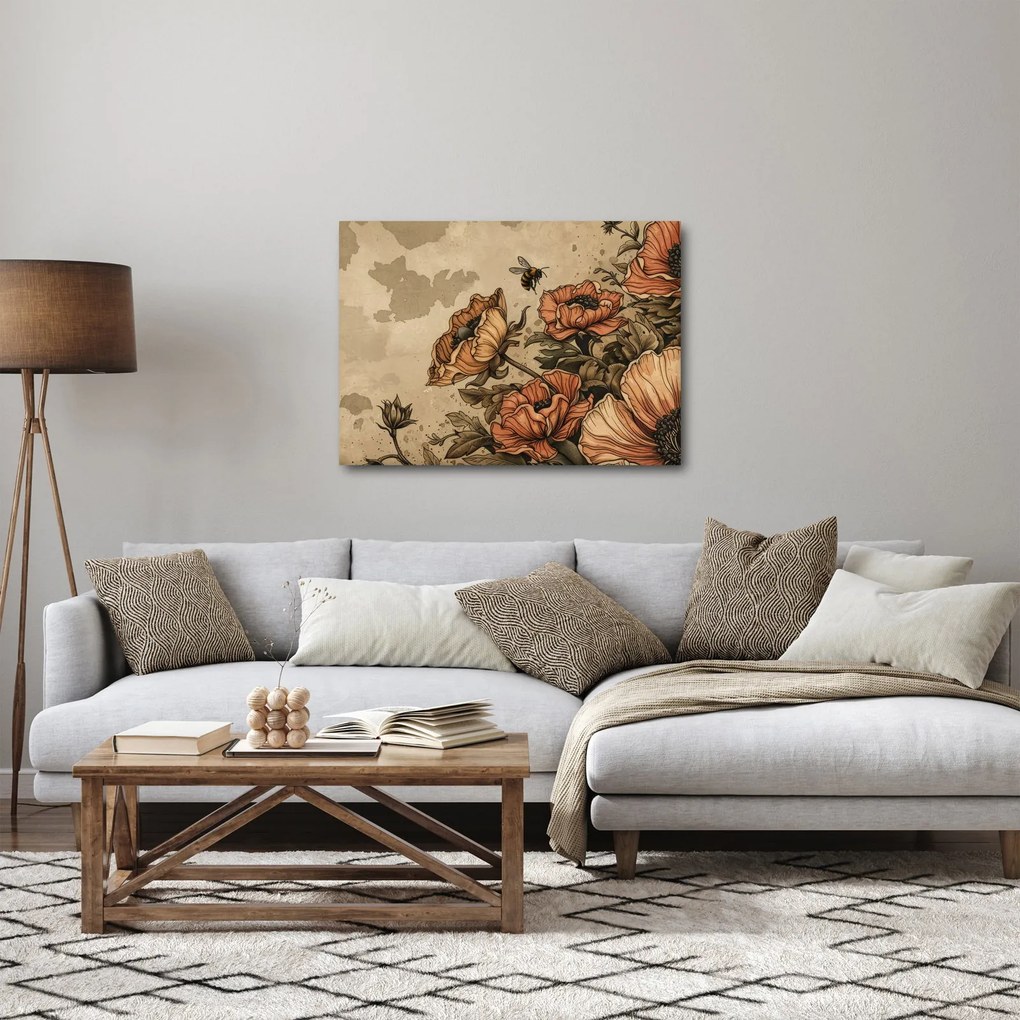 Obraz - Včelia lúka II. (70x50 cm)