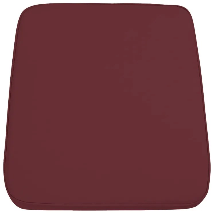 Vonkajší podsedák na stoličku VIREON 44x45 cm, vínový