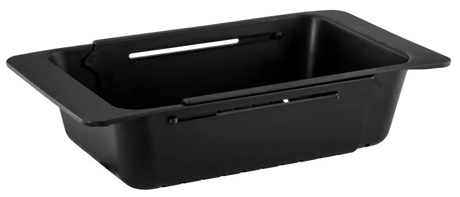 Gamma Gamma, teleskopický košík do drezu, čierna matná, GMA-KOP-BK