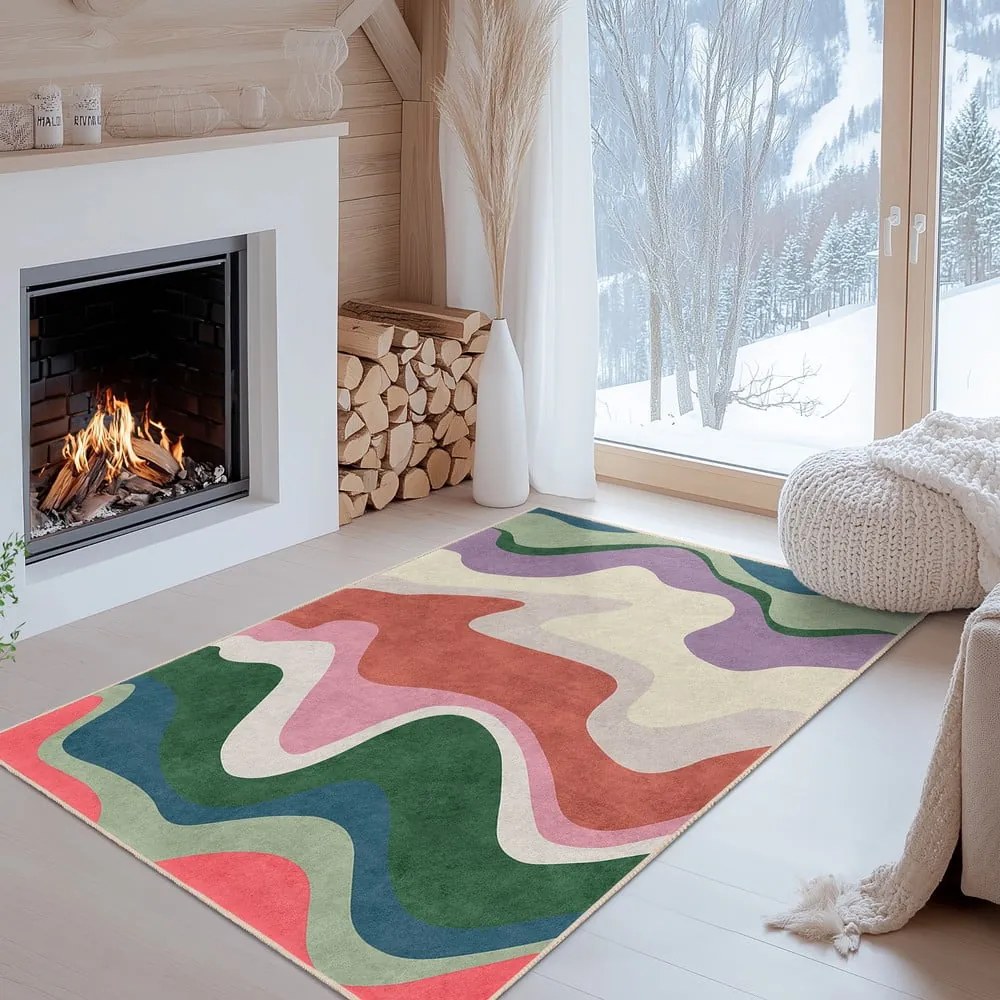 Prateľný behúň 60x230 cm Squiggly Breeze – Mila Home