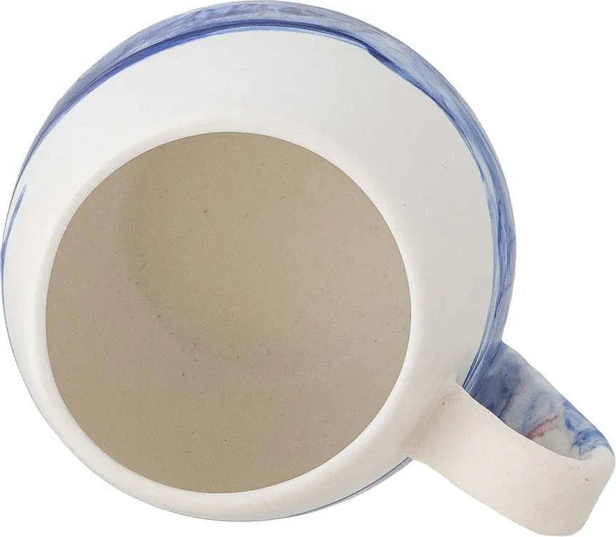 Biele/modré šálky v súprave 4 ks z kameniny 250 ml Lyre – Bloomingville