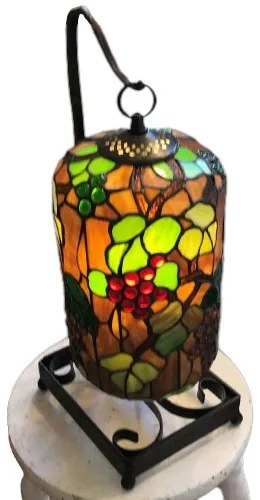 Dekoračná stolná Tiffany lampa GRAPE 45*Ø17
