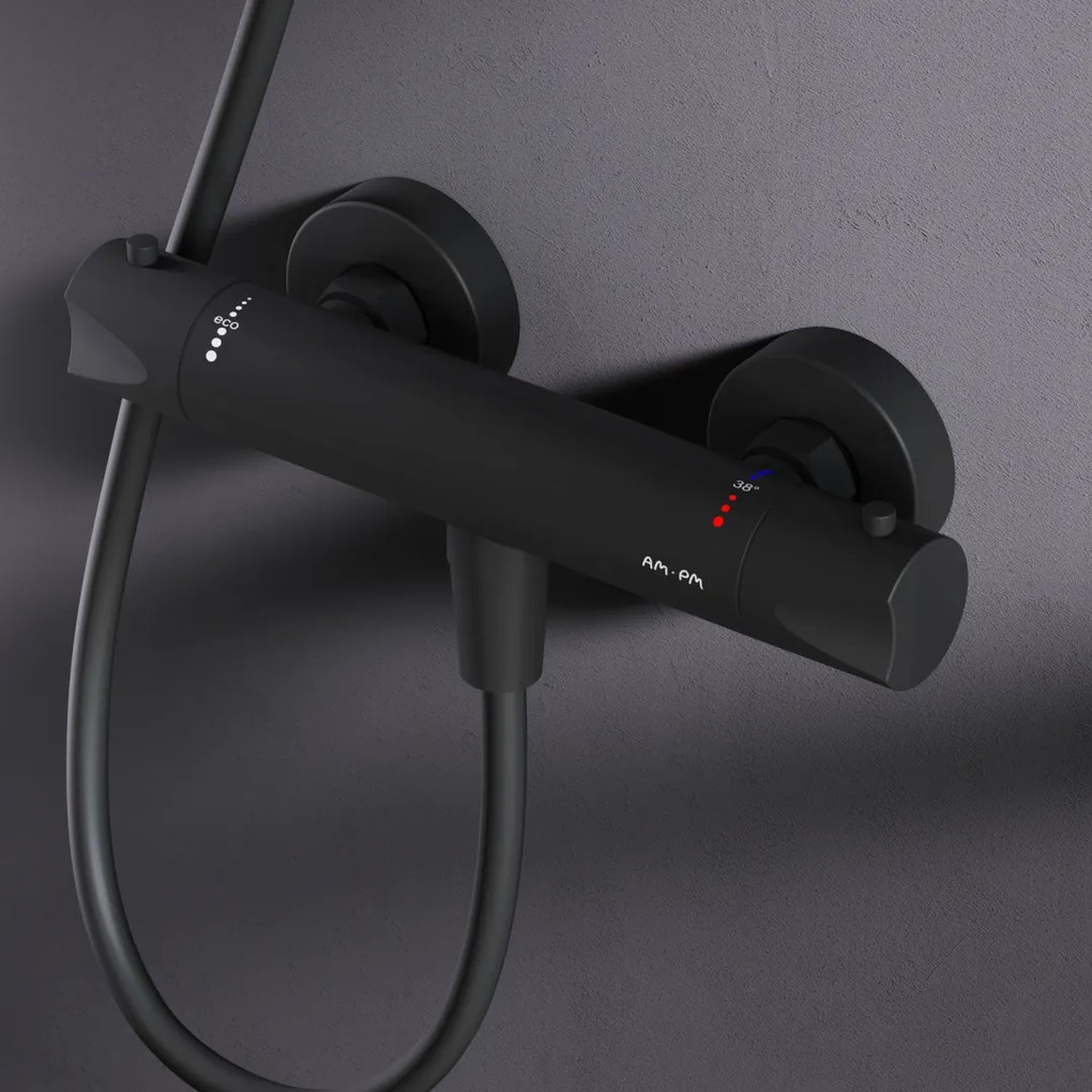 Sprchová batéria AM.PM Hit FTA40022 termostat, čierna