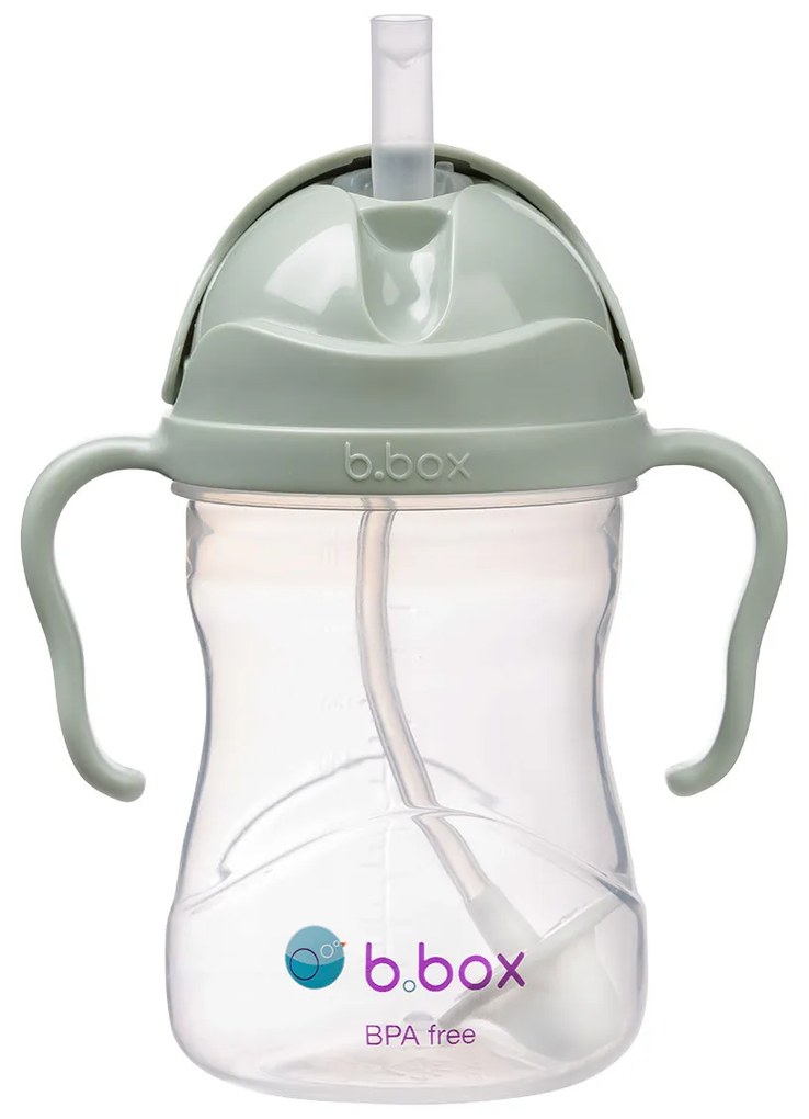 Hrnček so slamkou - zelený 240 ml