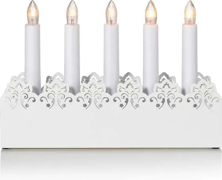 Markslojd VIANOČNÝ SVIETNIK PRINCE Candlestick 5L White 703808