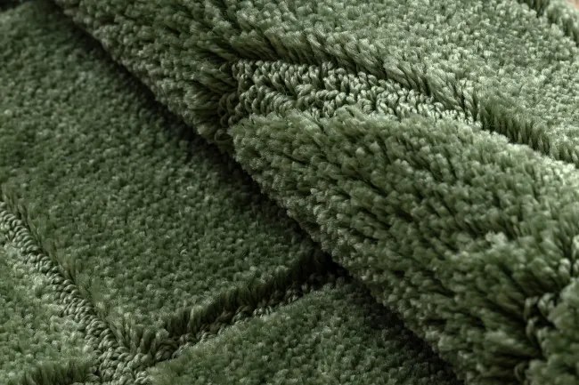 Kúpeľňový koberček SUPREME LINES línie, zelený kruh