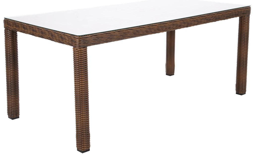 Záhradný jedálenský stôl KINGSTON 180 tmavohnedý