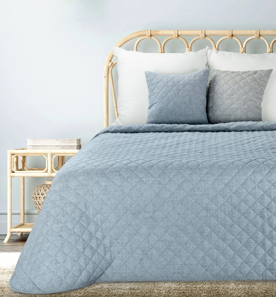 PREHOZ NA POSTEĽ NAN POSTEĽ LEN 170X210 CM SVETLOMODRÝ